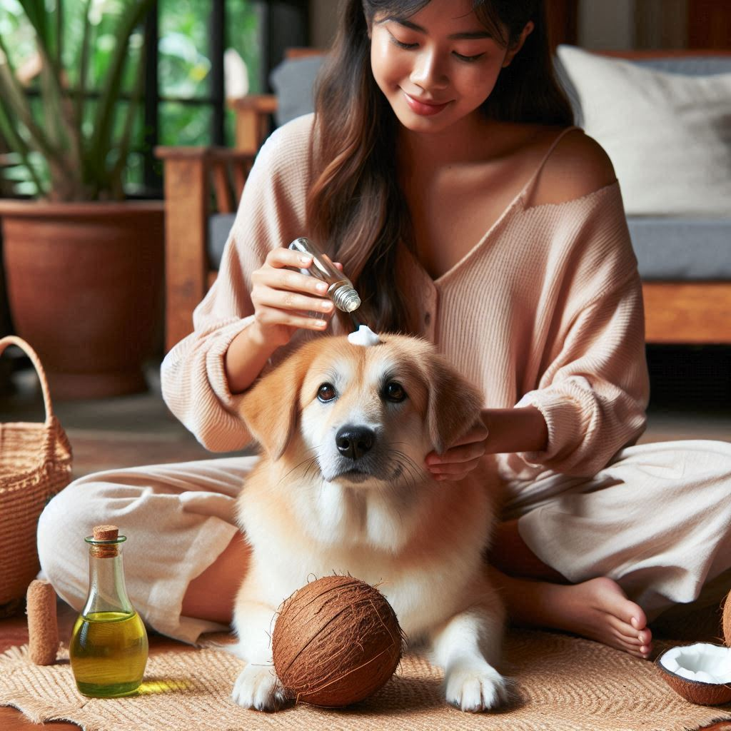 Does coconut oil help dog pain?