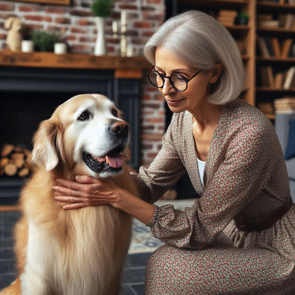 How to stop an old dog from coughing?